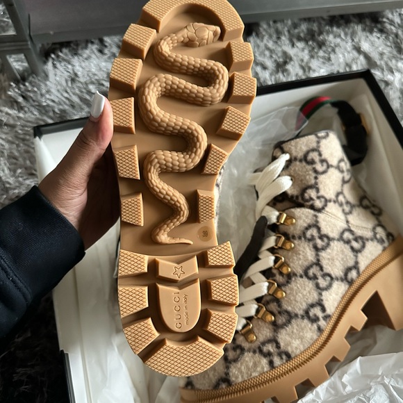 Women's GG Wool Ankle Boots - Picture 4 of 4